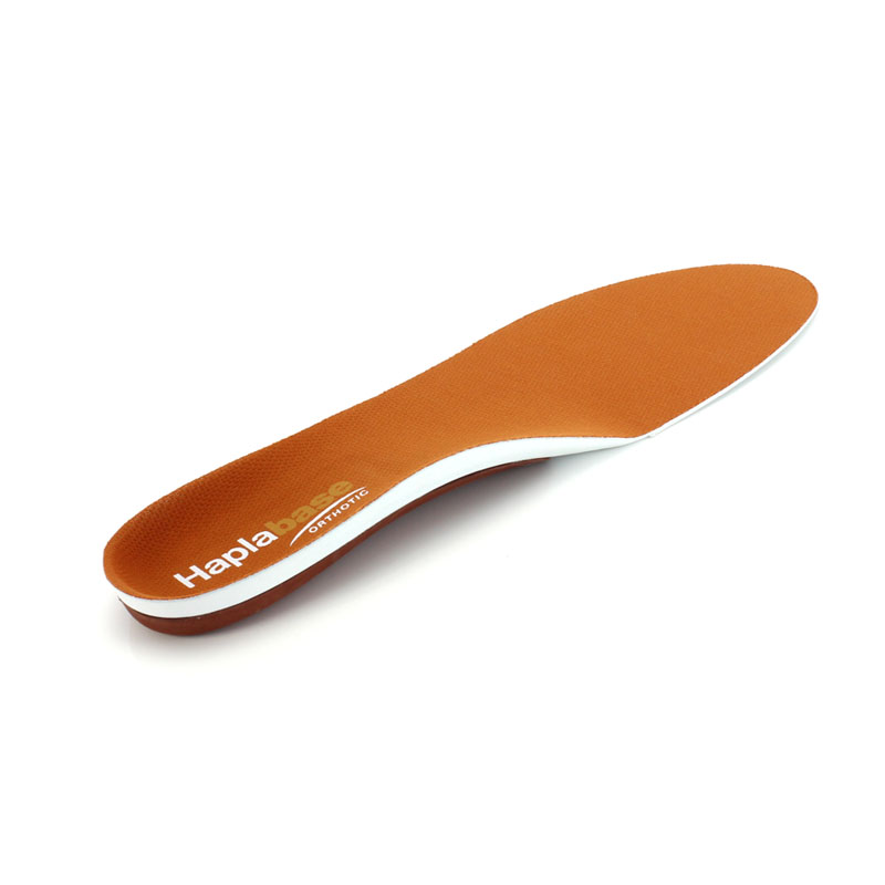 15mm Deep Heel Cup Durable Low Slip Top Cover Contoured Arch SupporT Hapla Base Orthotic Insoles 